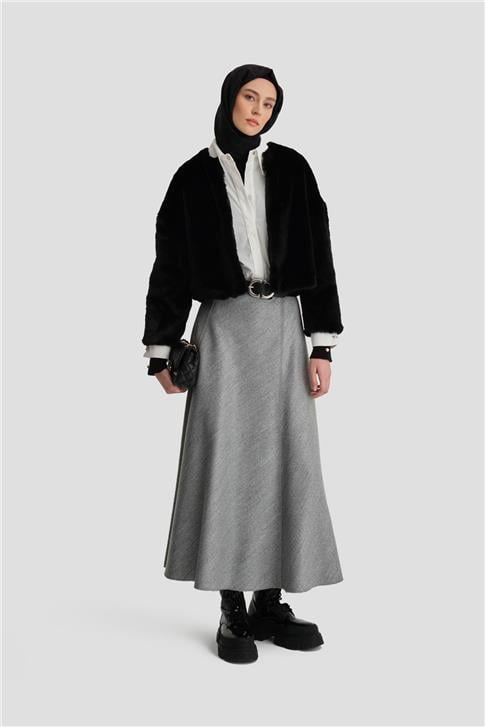 Armine Kürk Kaban 25K7610 Siyah