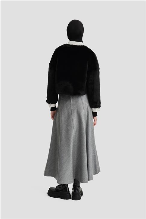 Armine Kürk Kaban 25K7610 Siyah