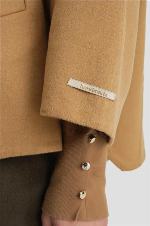 Armine Handmade Kısa Kaban 24K7611 Camel