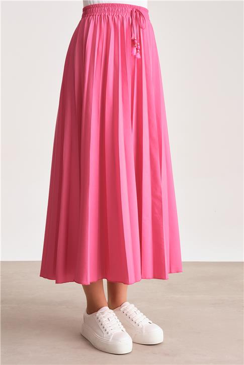 Armine Beli Lastikli Soley Etek 24Y1614 Orkide