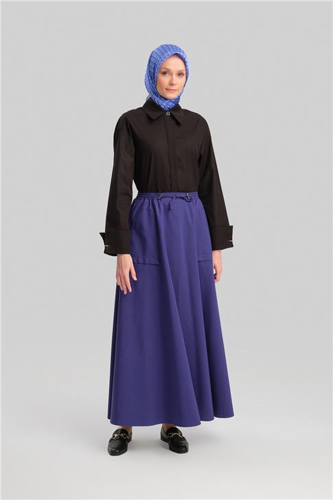 Armine Stoperli Pamuk Etek 24Y1630 Morcivert