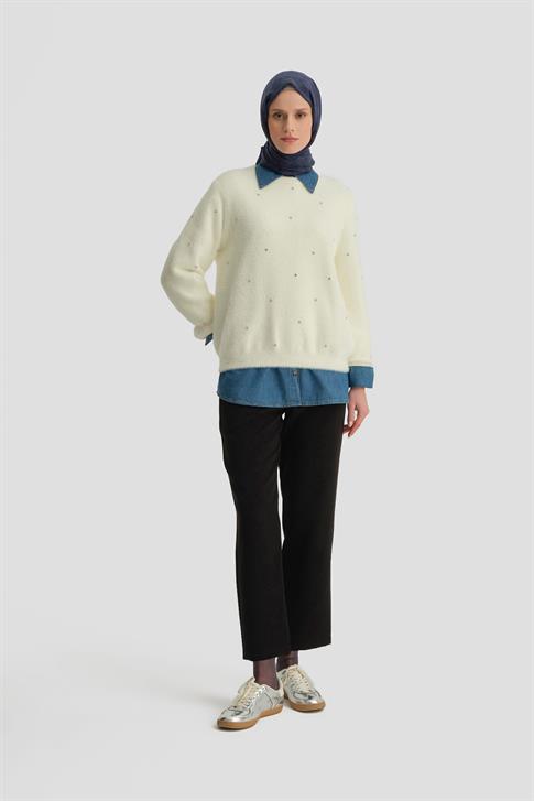 Armine Pantolon 24Y2029 Siyah