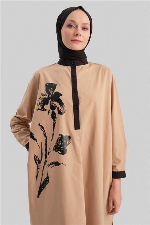 Armine Tunik Elbise 24Yd2508 Camel