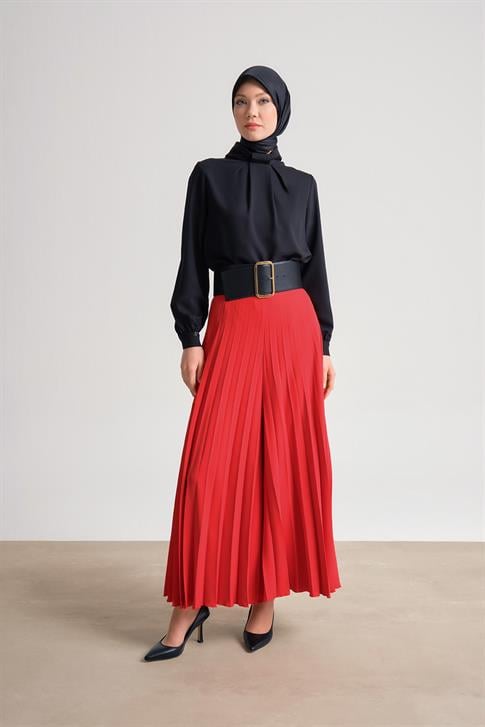 Armine Pilisoley Pantolon Etek 24Y2600 Kırmızı