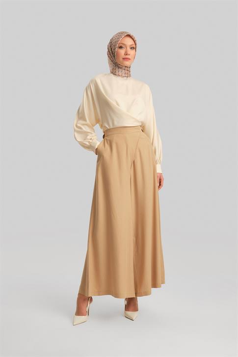 Armine Anvelop Pantolon Etek 24Y2618 Camel