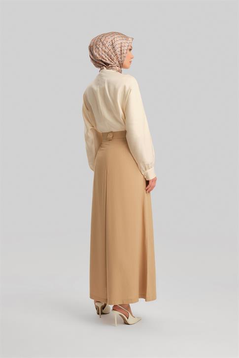 Armine Anvelop Pantolon Etek 24Y2618 Camel