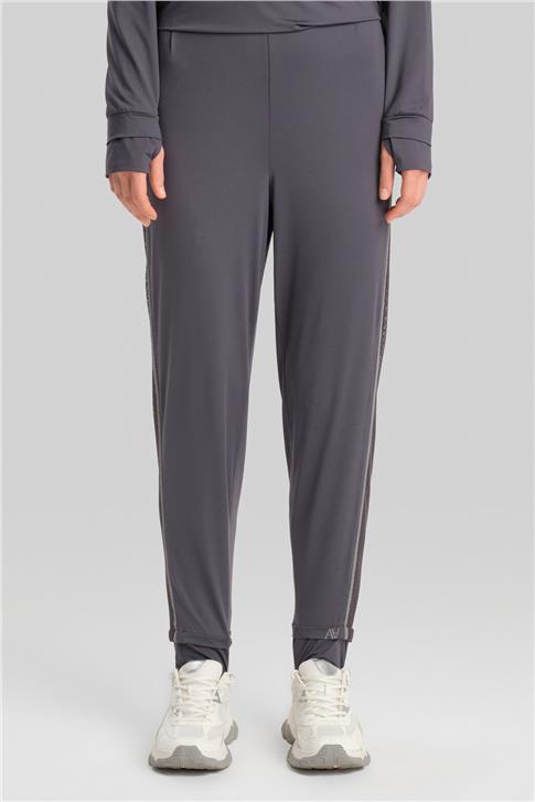 Armine Bilek Bantlı Beli Lastikli Pantolon 23K2516 Antrasit