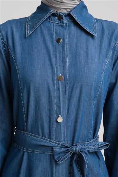 Armine Elbise 24Yd3310 Mavi