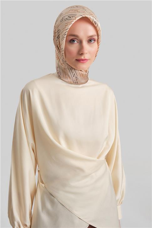 Armine Çapraz Bağlamalı Tencel Bluz 24Y3536 Aytaşı