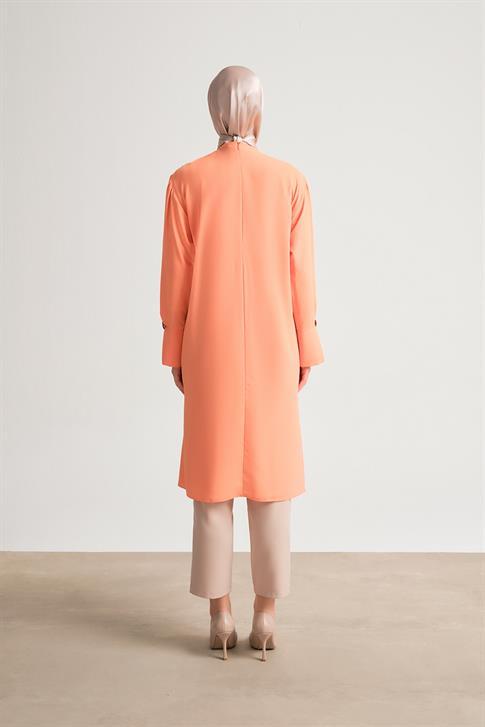 Armine Geniş Manşetli Tunik 24Y4000 Mandarin