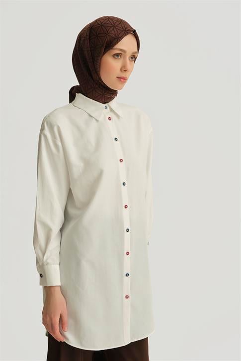 Armine Trend Tunik 24YT447 Ekru