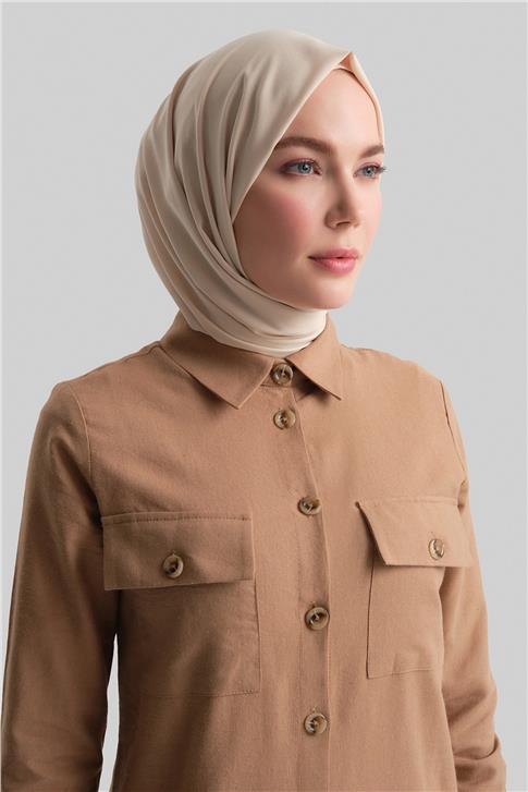 Armine Tunik Elbise 24Yd6404 Camel
