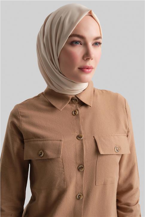 Armine Tunik Elbise 24Yd6404 Camel
