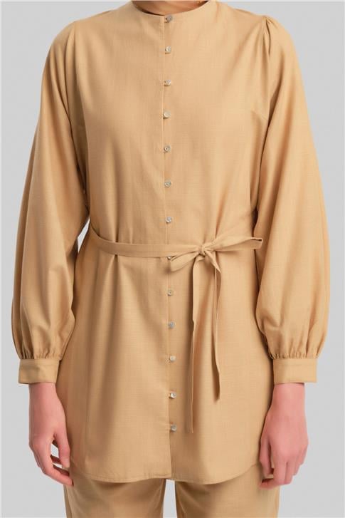 Armine Brit Düğmeli Takım 24Y6826 Bej