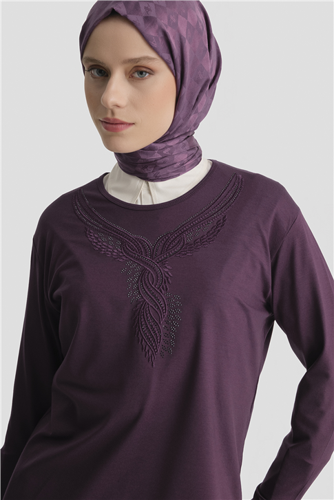 Armine Penye 24Yd9021 Mürdüm