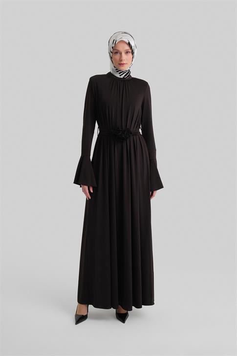 Armine Vatkalı Elegance Elbise 24Y9823 Siyah