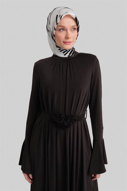 Armine Vatkalı Elegance Elbise 24Y9823 Siyah