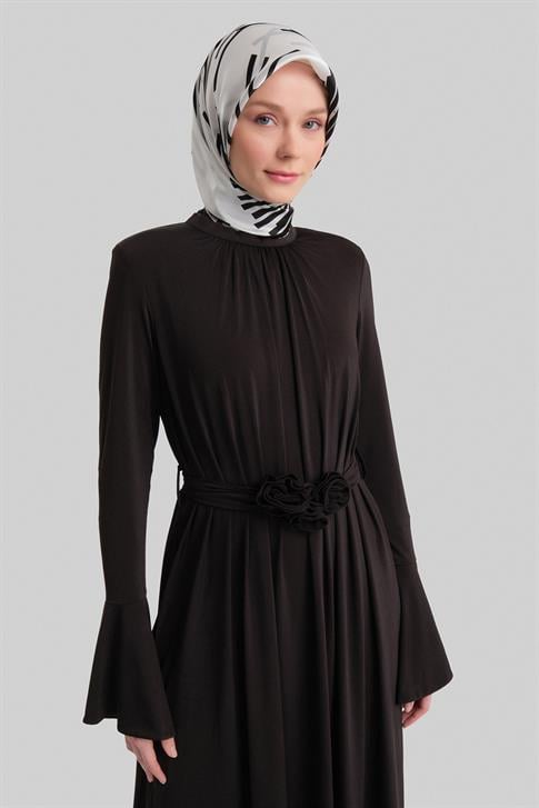 Armine Vatkalı Elegance Elbise 24Y9823 Siyah