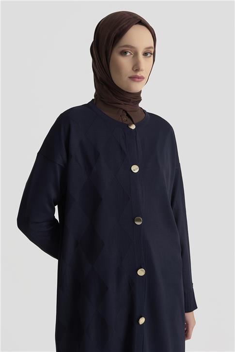 Armine Trend Triko Hırka 25KTD4124 Lacivert