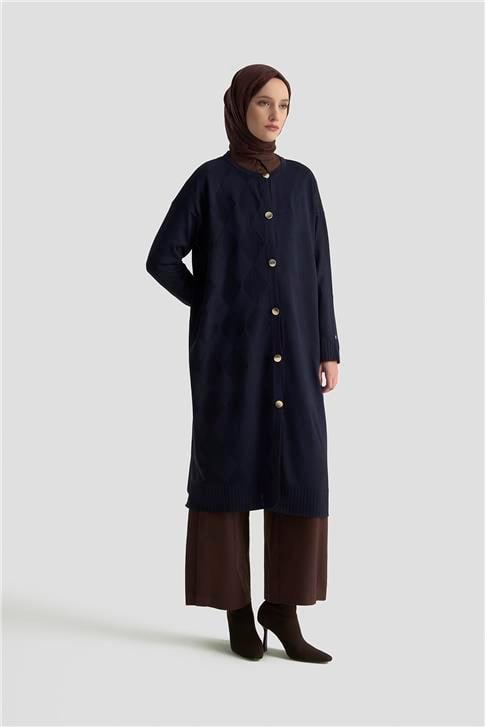 Armine Trend Triko Hırka 25KTD4124 Lacivert