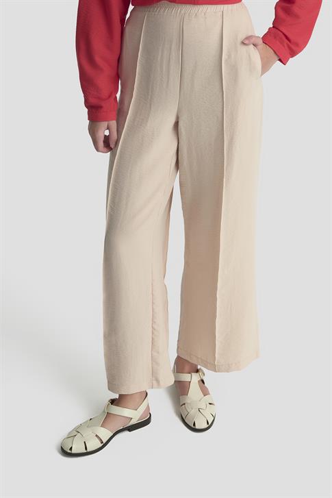 Armine Önü Dikişli Pantolon 25KD1004 Vizon