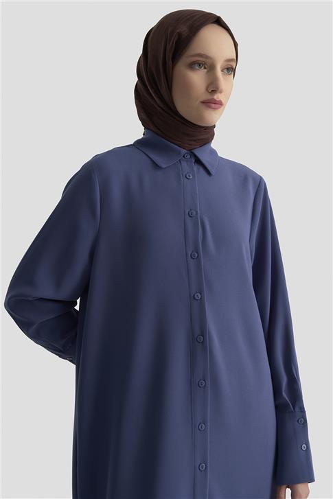 Armine Tunik Elbise 25KD1017 İndigo