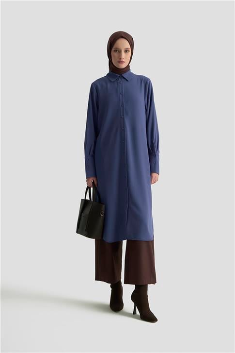 Armine Tunik Elbise 25KD1017 İndigo