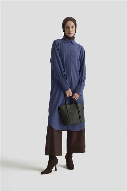 Armine Tunik Elbise 25KD1017 İndigo