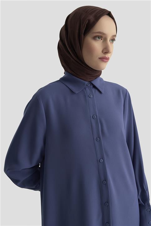 Armine Tunik Elbise 25KD1017 İndigo