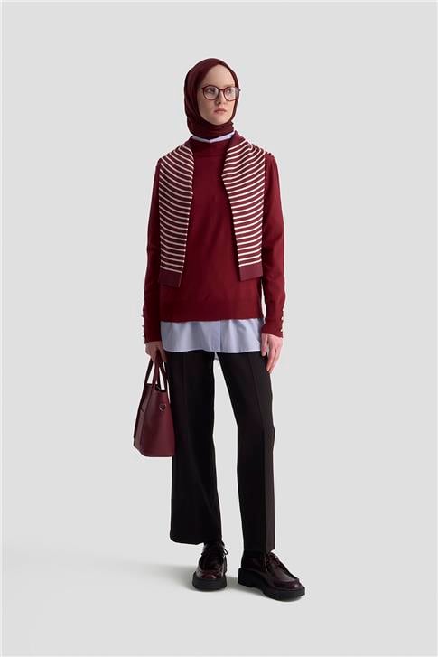 Armine Yüksek Bel Pantolon 25KM1024 Siyah