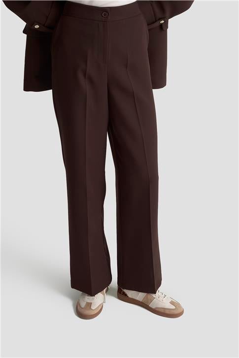 Armine Yüksek Bel Pantolon 25KM1024 Acı Kahve