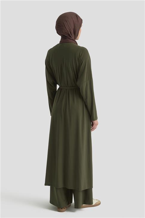 Armine 3lü Örme Takım 25KD1057 Haki