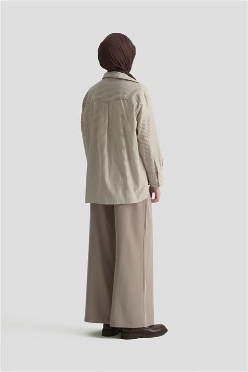 Armine Palazzo Pantolon Vizon