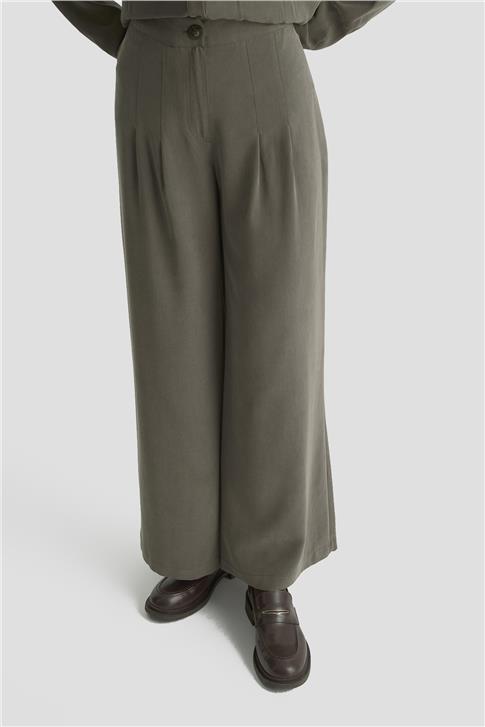 Armine Palazzo Pantolon Haki