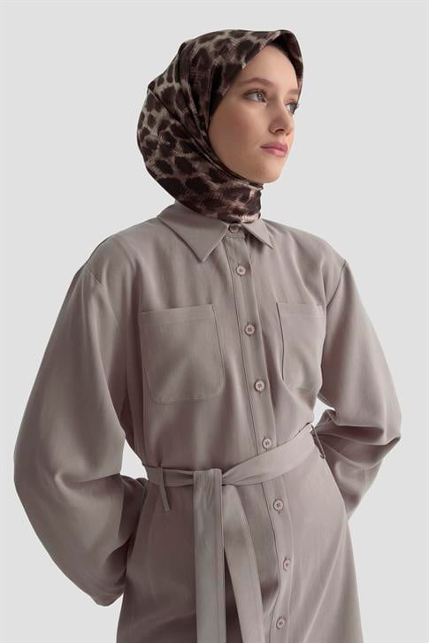 Armine Kemerli Lyocell Takım 25KD1104 Vizon