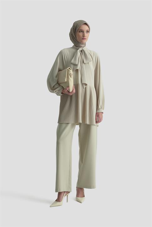 Armine Piliseli Tunik 25KD1115 Bej