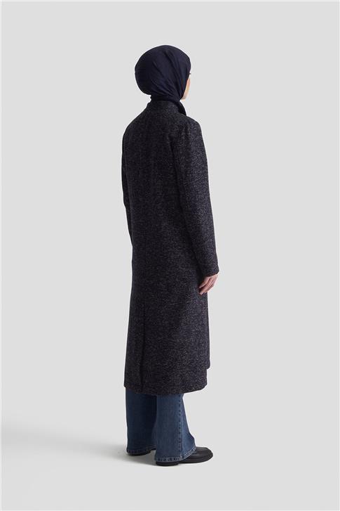 Armine Melanjlı Örme Kap 25KD1123 Lacivert