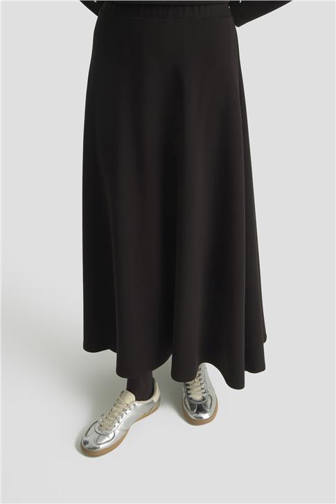 Armine Şeritli Örme Takım 25KD1163 Siyah