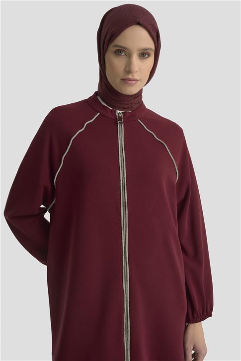 Armine Biyeli Örme Takım 25KD1176 BORDO