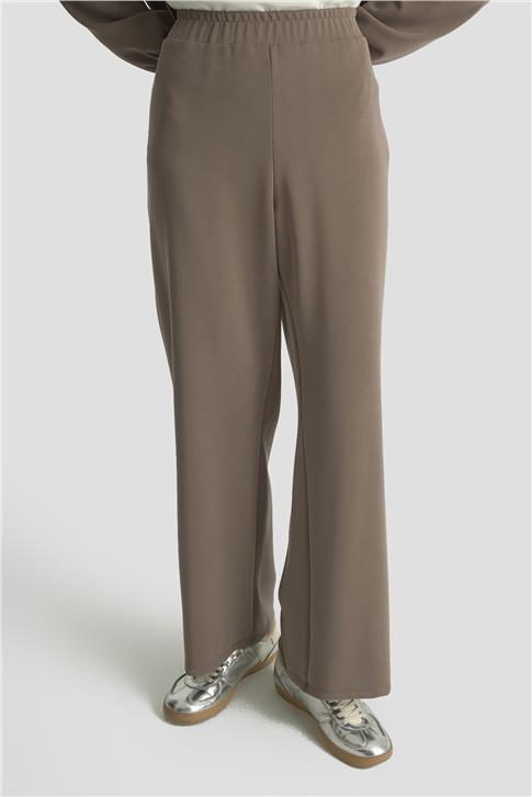 Armine Biyeli Örme Takım 25KD1176 Kahve