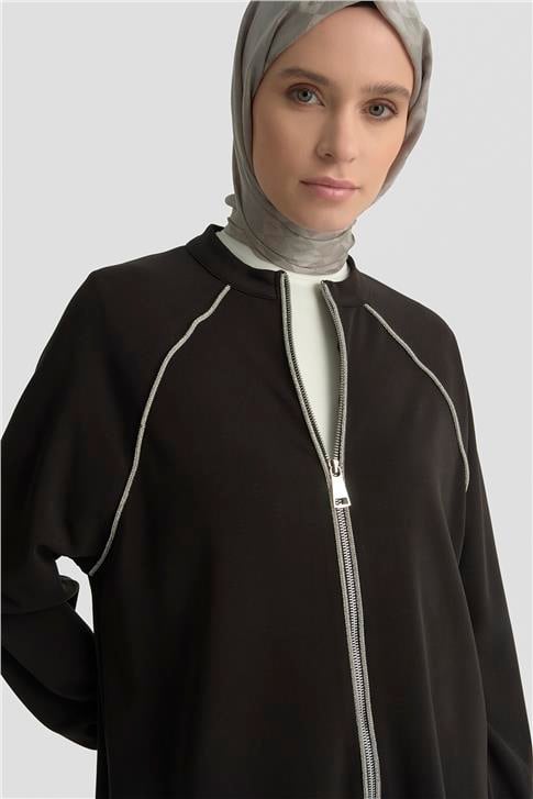 Armine Biyeli Örme Takım 25KD1176 Siyah