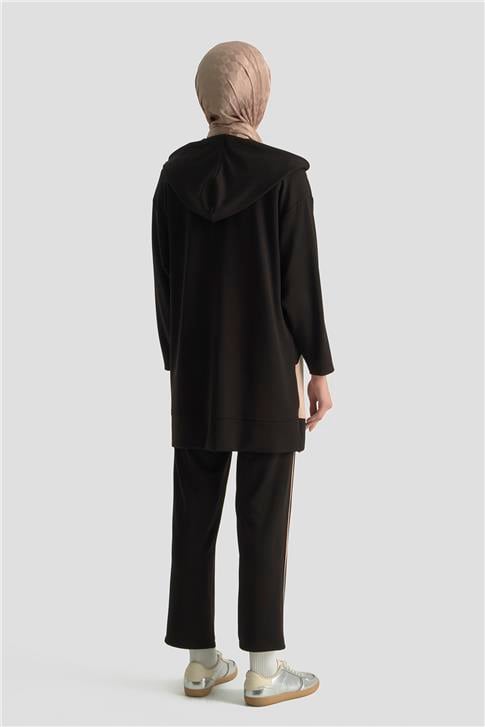 Armine Mixli Örme Takım 25KD1089 Siyah