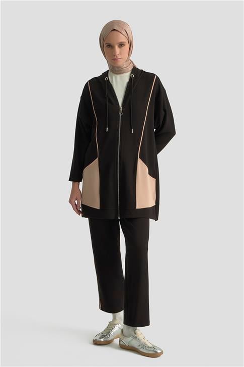 Armine Mixli Örme Takım 25KD1089 Siyah