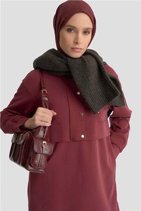 Armine Takım 25KT1661 Bordo