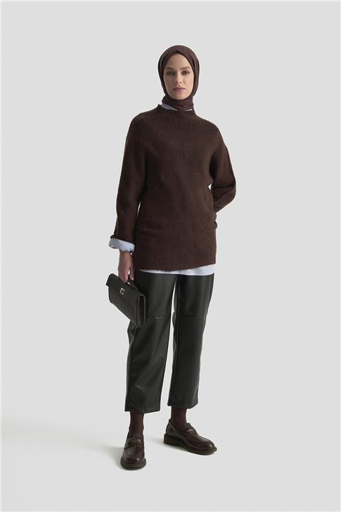 Armine Deri Pantolon 25KD1701 Siyah