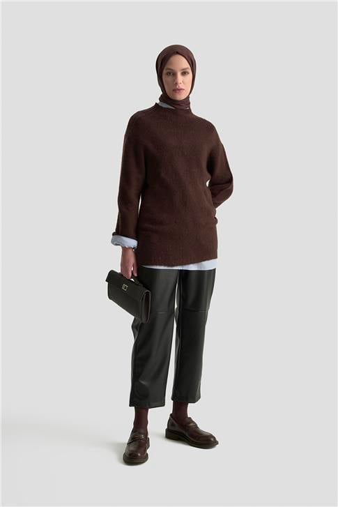 Armine Deri Pantolon 25KD1701 Siyah