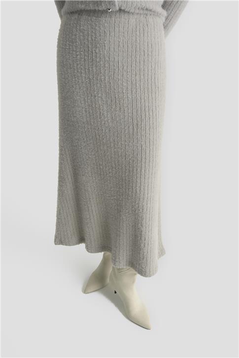 Armine  Dokulu Triko Takım 25KD1801 Gri