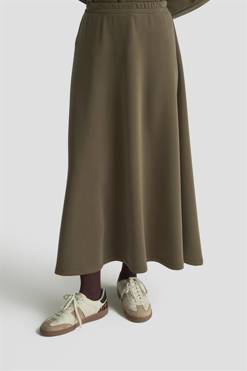 Armine Düğme Detaylı Örme Takım 25KD1805 Haki