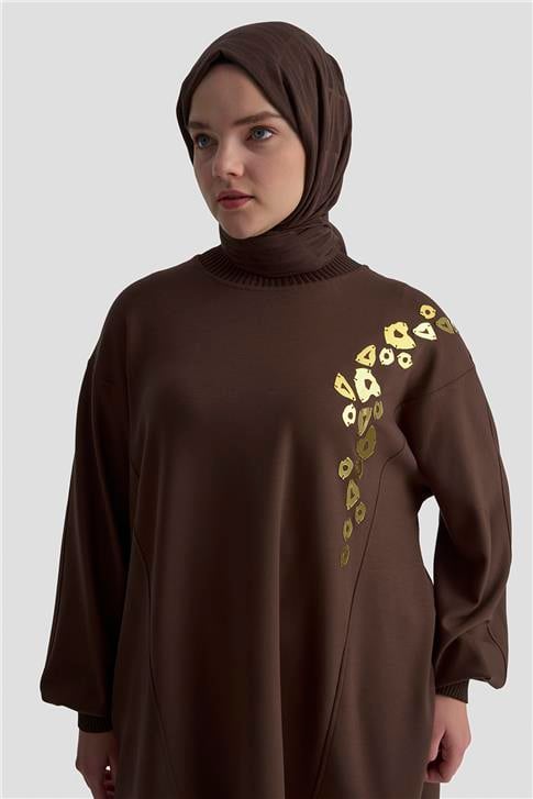 Armine Takım 25KD1911 Kahverengi