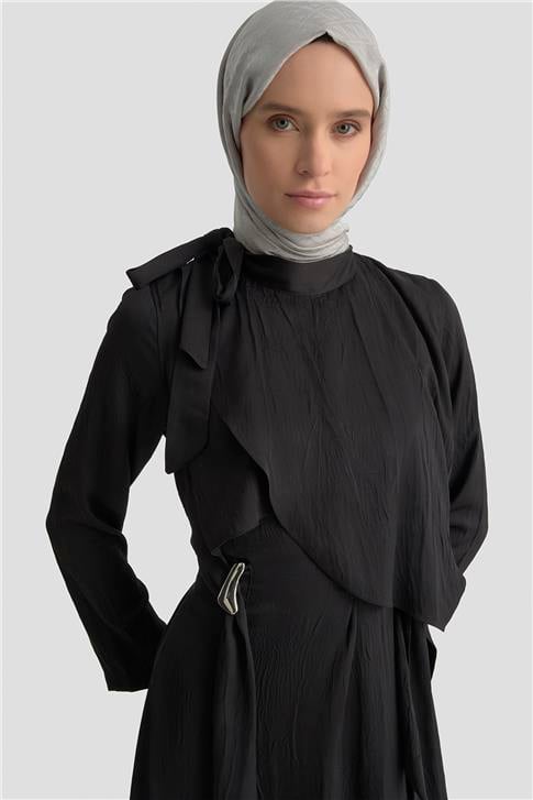 Armine Elbise 25KD1912 Siyah